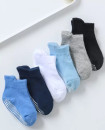 Non Slip Socks Combed Cotton set of 6 Pairs for Infant, Toddler, Kids, Anti Skid Socks 6M-5 Years size Boys